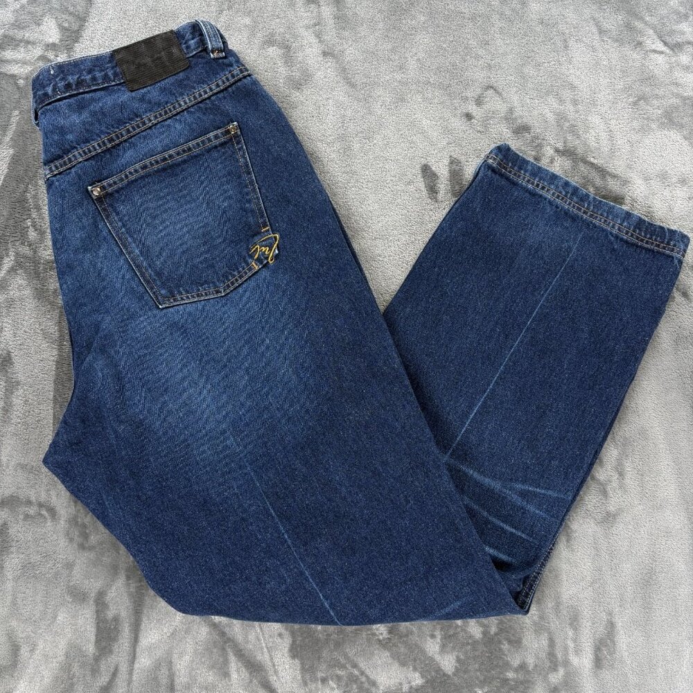 Vintage Air Jordan Jeans Men 36x32 Two3 Denim Baggy 90's Retro Bulls Basketball